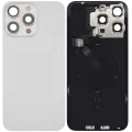 Back Glass w/ MagSafe Magnet & NFC & Flashlight Flex For iPhone 15 Pro Max (Used OEM Pull: Grade C) (White Titanium)