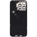 Back Glass w/ MagSafe Magnet & NFC & Flashlight Flex For iPhone 15 Pro Max (Used OEM Pull: Grade C) (White Titanium)
