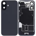 Заднє скло з магнітом MagSafe, NFC і шлейфом спалаху для iPhone 16 (Used OEM Pull: Grade C) (чорний)