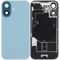 Back Glass w/ MagSafe Magnet & NFC & Flashlight Flex For iPhone 16 (Used OEM Pull: Grade C) (Teal)