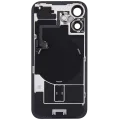 Back Glass w/ MagSafe Magnet & NFC & Flashlight Flex For iPhone 16 (Used OEM Pull: Grade C) (Teal)