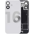 Back Glass w/ MagSafe Magnet & NFC & Flashlight Flex For iPhone 16 (Used OEM Pull: Grade C) (White)