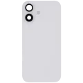 Back Glass w/ MagSafe Magnet & NFC & Flashlight Flex For iPhone 16 (Used OEM Pull: Grade C) (White)