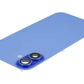 Back Glass w/ MagSafe Magnet & NFC & Flashlight Flex For iPhone 16 Plus (Used OEM Pull: Grade C) (Ultramarine)