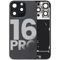 Back Glass w/ MagSafe Magnet & NFC & Flashlight Flex For iPhone 16 Pro (Used OEM Pull: Grade C) (Black Titanium)