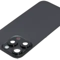 Back Glass w/ MagSafe Magnet & NFC & Flashlight Flex For iPhone 16 Pro (Used OEM Pull: Grade C) (Black Titanium)