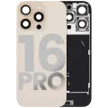 Back Glass w/ MagSafe Magnet & NFC & Flashlight Flex For iPhone 16 Pro (Used OEM Pull: Grade C) (Desert Titanium)