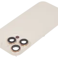 Back Glass w/ MagSafe Magnet & NFC & Flashlight Flex For iPhone 16 Pro (Used OEM Pull: Grade C) (Desert Titanium)