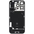 Back Glass w/ MagSafe Magnet & NFC & Flashlight Flex For iPhone 16 Pro (Used OEM Pull: Grade C) (White Titanium)