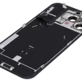 Back Glass w/ MagSafe Magnet & NFC & Flashlight Flex For iPhone 16 Pro Max (Used OEM Pull: Grade C) (Black Titanium)