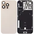 Back Glass w/ MagSafe Magnet & NFC & Flashlight Flex For iPhone 16 Pro Max (Used OEM Pull: Grade C) (Desert Titanium)