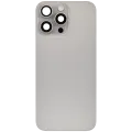 Back Glass w/ MagSafe Magnet & NFC & Flashlight Flex For iPhone 16 Pro Max (Used OEM Pull: Grade C) (Natural Titanium)