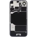 Back Glass w/ Wireless NFC Charging Flex & Flashlight Flex For iPhone 16e (Used OEM Pull: Grade B) (Black)