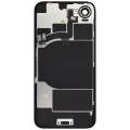 Back Glass w/ Wireless NFC Charging Flex & Flashlight Flex For iPhone 16e (Used OEM Pull: Grade B) (White)
