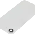 Back Glass w/ Wireless NFC Charging Flex & Flashlight Flex For iPhone 16e (Used OEM Pull: Grade B) (White)