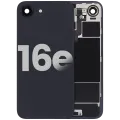 Заднє скло зі шлейфом бездротової зарядки й NFC та шлейфом спалаху для iPhone 16e (Used OEM Pull: Grade C) (чорний)