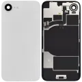 Back Glass w/ Wireless NFC Charging Flex & Flashlight Flex For iPhone 16e (Aftermarket) (White)