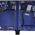 Inner OLED Assembly With Frame For Samsung Galaxy Z Fold 7 5G (US & International) (Service Pack) (Blue Shadow)