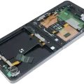 Inner OLED Assembly With Frame For Samsung Galaxy Z Flip 7 5G (US & International) (Service Pack) (Jet Black)