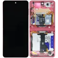 Inner OLED Assembly With Frame For Samsung Galaxy Z Flip 7 5G (US & International) (Service Pack) (Coral Red)