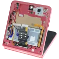 Inner OLED Assembly With Frame For Samsung Galaxy Z Flip 7 5G (US & International) (Service Pack) (Coral Red)