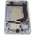 OLED Assembly With Frame For Samsung Galaxy S25 Edge (Service Pack) (Titanium Silver / Titanium Icyblue)