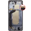 OLED Assembly With Frame For Samsung Galaxy S25 Edge (Service Pack) (Titanium Jetblack)