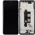 OLED Assembly With Frame Compatible For Xiaomi Redmi Note 14 Pro 5G / Poco X7 (Refurbished) (Black)