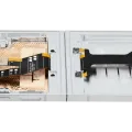 Inner OLED Assembly With Frame Compatible For Samsung Galaxy Z Flip 6 (F741) (US & International) (Refurbished) (White)