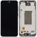 Дисплейний модуль (OLED) з рамкою для Samsung Galaxy A36 5G (A366 / 2025) (Service Pack) (чорний)