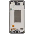 Дисплейний модуль (OLED) з рамкою для Samsung Galaxy A36 5G (A366 / 2025) (Service Pack) (чорний)