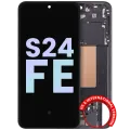 OLED Assembly With Frame For Samsung Galaxy S24 FE 5G (US & International Version) (Service Pack) (Graphite)