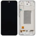 OLED Assembly With Frame For Samsung Galaxy A36 5G (A366 / 2025) (Service Pack) (White)