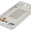 OLED Assembly With Frame For Samsung Galaxy A36 5G (A366 / 2025) (Service Pack) (White)