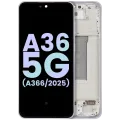 Дисплейний модуль (OLED) з рамкою для Samsung Galaxy A36 5G (A366 / 2025) (Service Pack) (Lavender)