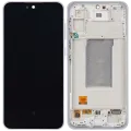 Дисплейний модуль (OLED) з рамкою для Samsung Galaxy A36 5G (A366 / 2025) (Service Pack) (Lavender)