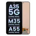 Дисплейний модуль (OLED) без рамки для Samsung Galaxy A35 5G (A356 / 2024) / M35 (M356 / 2024) / A55 (A556 / 2024) (Service Pack) (всі кольори)