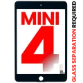 Digitizer For iPad Mini 4 (OCA Pre-Installed & Glass Separation Required) (Aftermarket Plus) (Black)