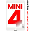 Digitizer For iPad Mini 4 (OCA Pre-Installed & Glass Separation Required) (Aftermarket Plus) (White)
