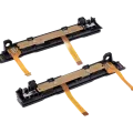 Plastic Rail (Right+Left) With Flex Cable for Nintendo Switch (Gray)