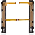 Plastic Rail (Right+Left) With Flex Cable for Nintendo Switch (Red)