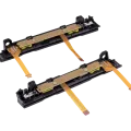 Plastic Rail (Right+Left) With Flex Cable for Nintendo Switch (Yellow)