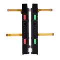 Plastic Rail (Right+Left) With Flex Cable for Nintendo Switch (Pink / Green)