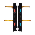 Plastic Rail (Right+Left) With Flex Cable for Nintendo Switch (Red / Blue)