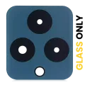 Back Camera Lens (Glass Only) With Adhesive For T-Mobile Revvl 6 (Blue)