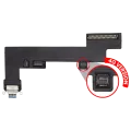 Charging Port Flex Cable For iPad Air 5 (Cellular) (Aftermarket Plus) (Blue)
