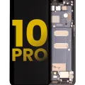 OLED Assembly With Frame Compatible For TCL 10 Pro (Refurbished) (Gray)