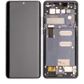 OLED Assembly With Frame Compatible For TCL 10 Pro (Refurbished) (Gray)
