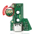 Плата роз'єму Micro USB зарядки зі шлейфом 12-pin для контролера PlayStation 4 (Версія 1: JDS-050 / JDS-055)