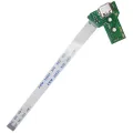 Плата роз'єму Micro USB зарядки зі шлейфом 12-pin для контролера PlayStation 4 (Версія 1: JDS-050 / JDS-055)